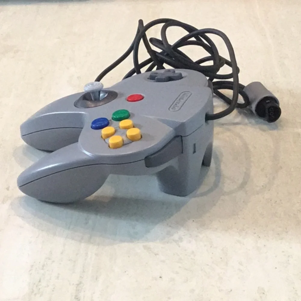 Genuine Nintendo 64 Controller Original N64 Tight Stick OEM Gray Authentic